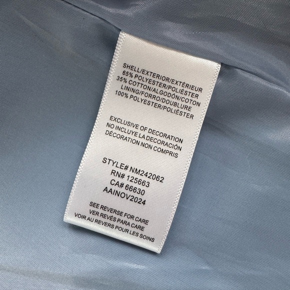 Nicole‎ Miller Anorak BlueTrench Coat size 2X - Picture 11 of 13